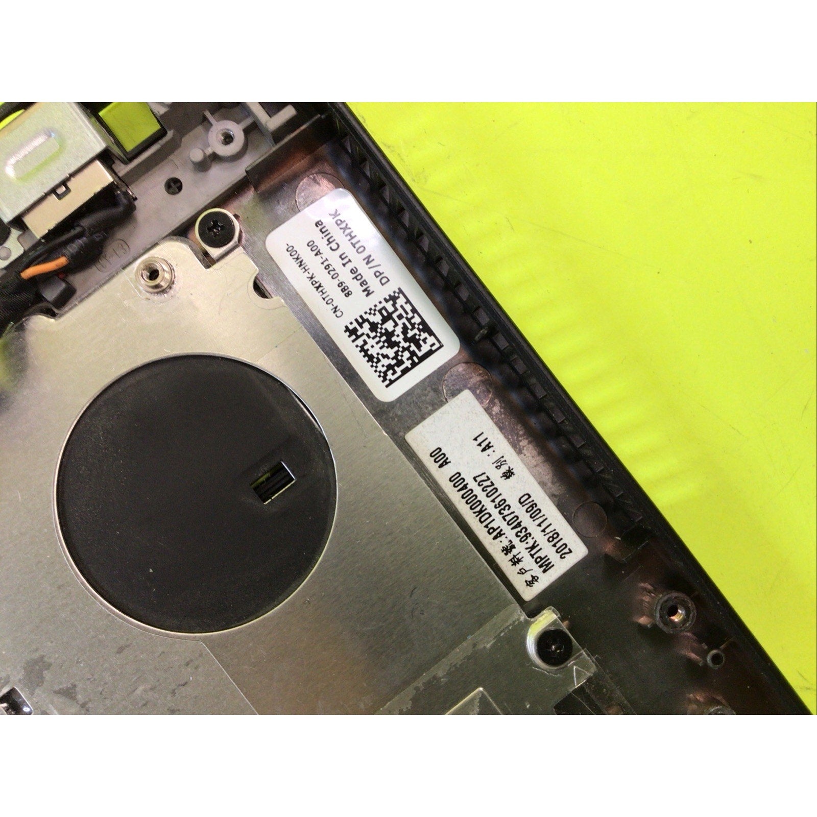 Dell Latitude E7270 Laptop Palmrest Touchpad Keyboard 0THXPK FOR PARTS or REPAIR