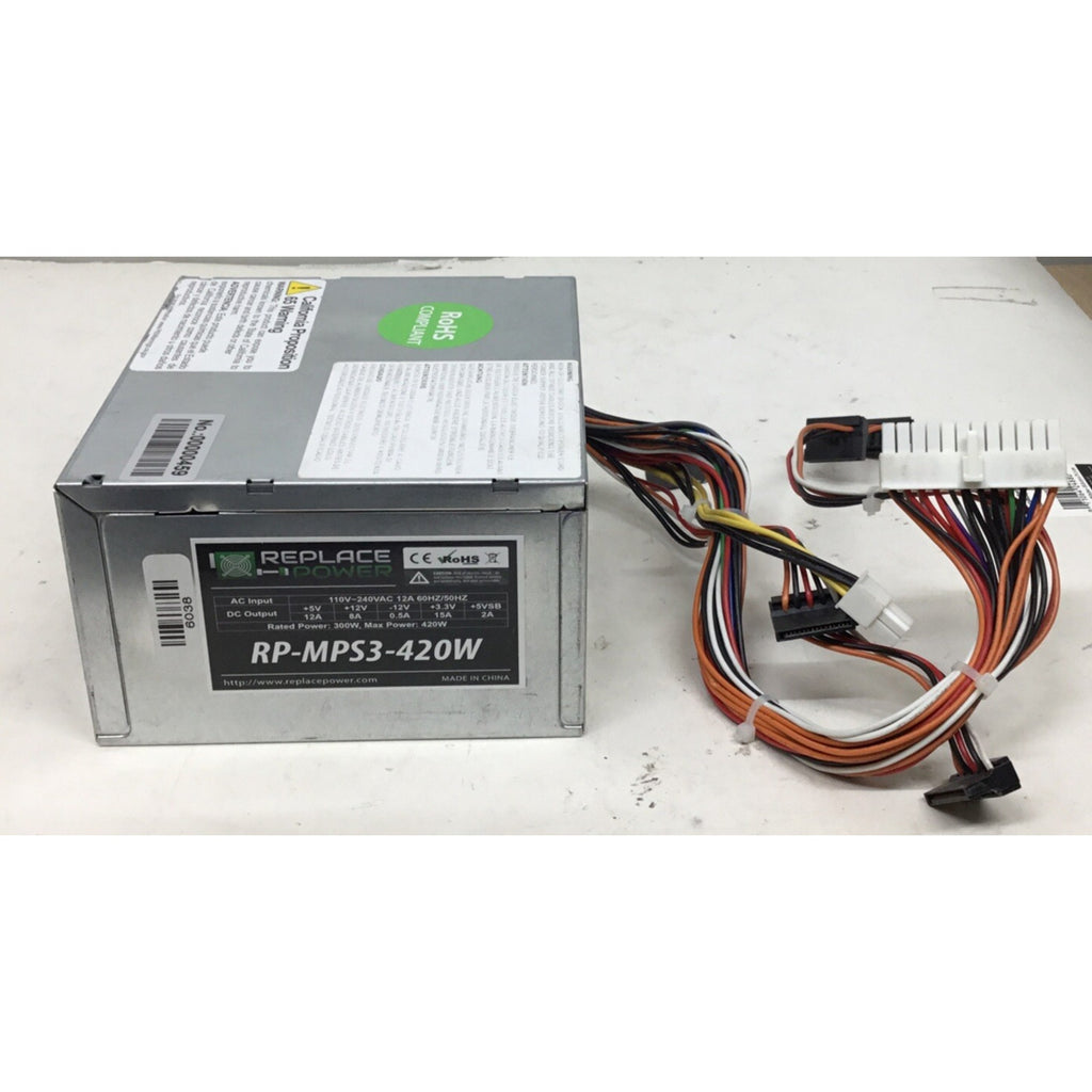 Replace Power Replacement for Dell XPS PC ATX Power Supply Tested