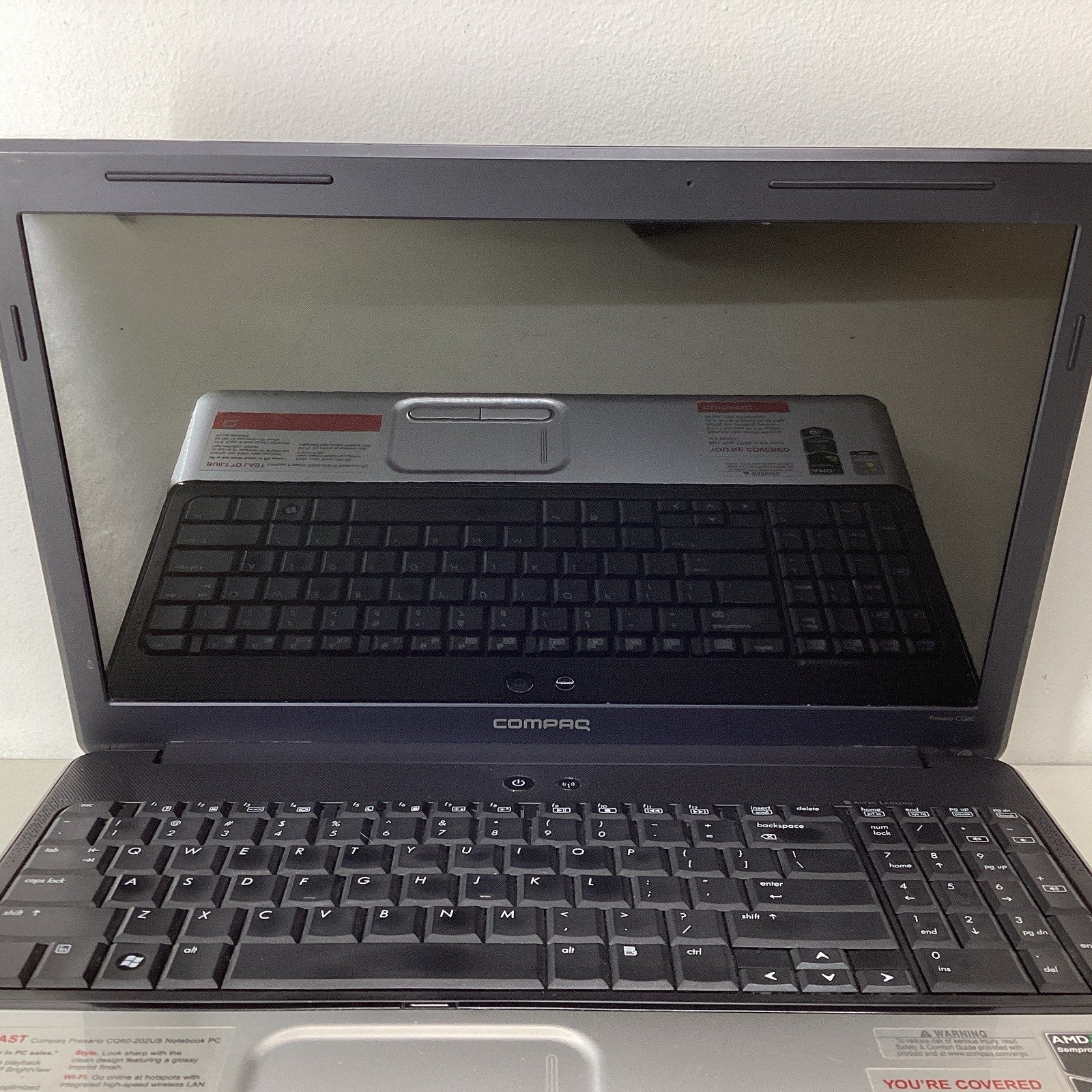 HP Compaq Presario CQ60-202US Laptop AMD Sempron 2GB RAM 160GB HDD - For Parts