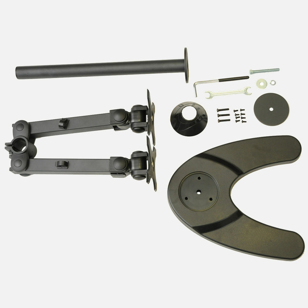 Dual Freestanding Monitor Stand Holds Monitors up to 24" - Standard Mount