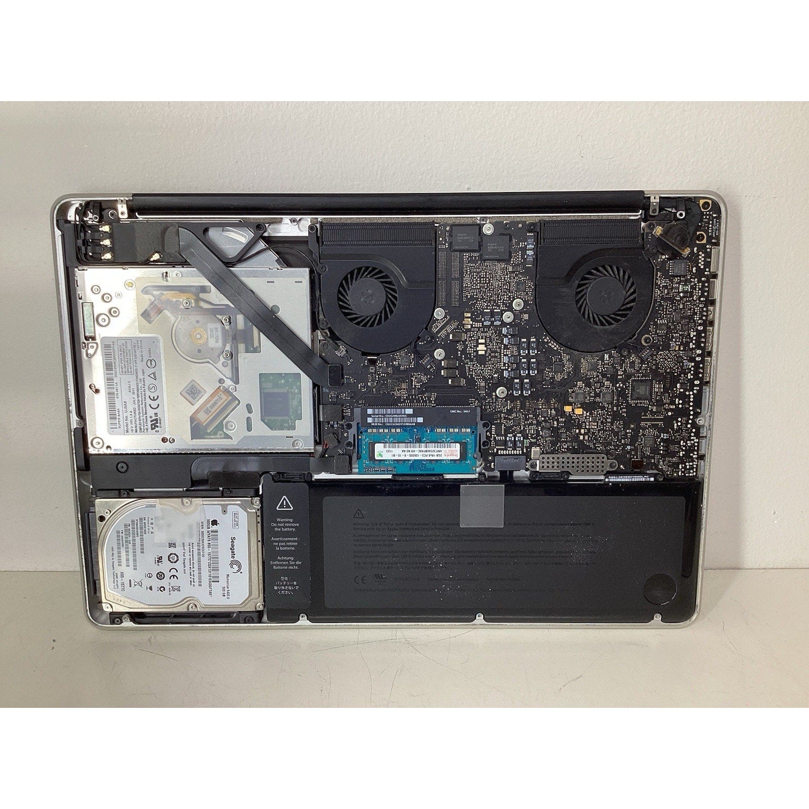 Apple MacBook Pro A1286 15" 4GB RAM 500GB HDD - For Parts