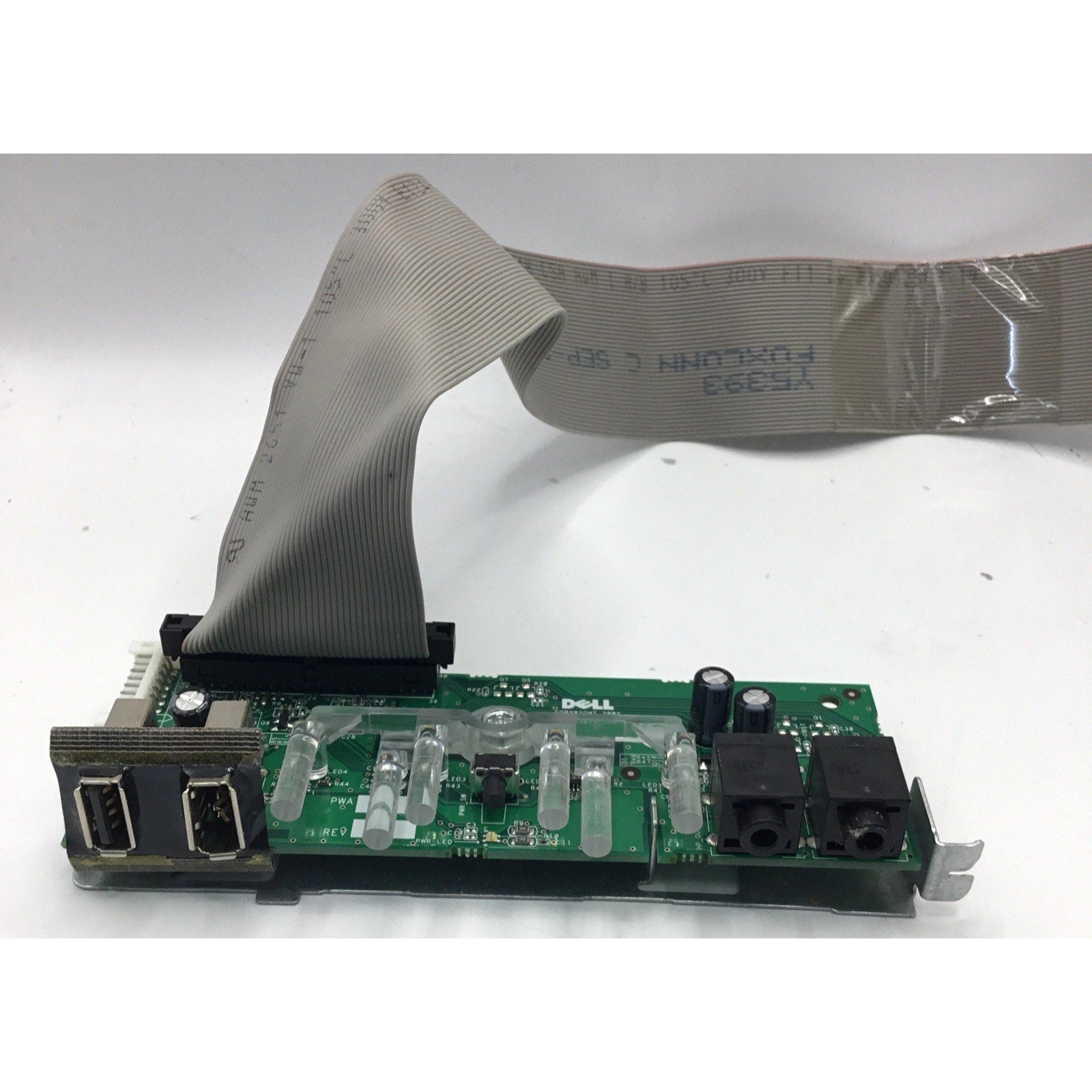 Dell OEM USB Audio Power Button Board w/ 40-Pin Ribbon Cable CN-0X8682-69861-67B