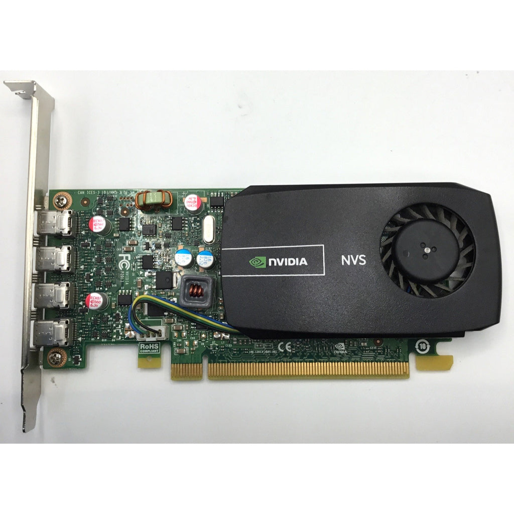 HP Nvidia NVS 510 GDDR3 2GB PCIe 4x Mini DP Graphics Card 721795-001 700101-002