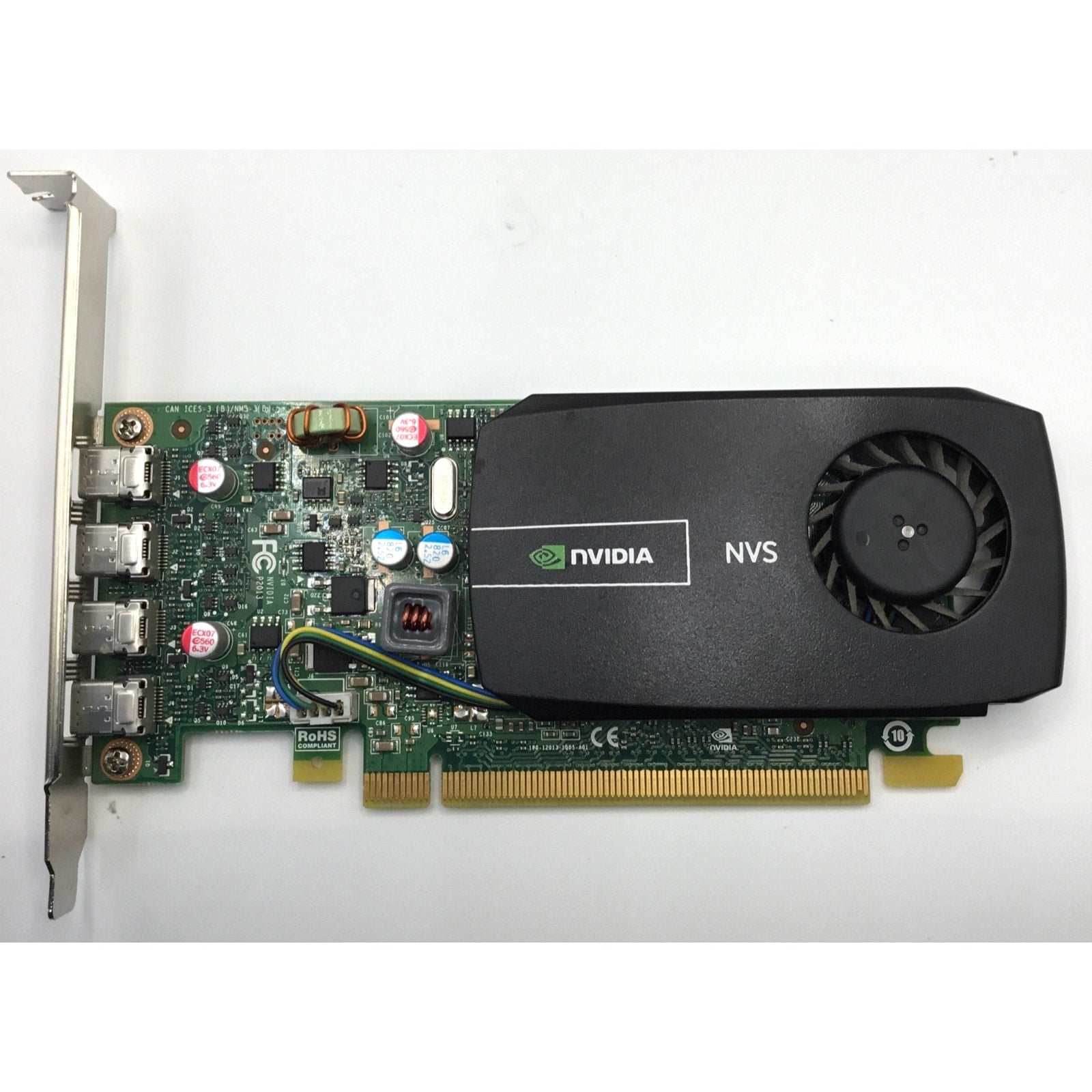 HP Nvidia NVS 510 GDDR3 2GB PCIe 4x Mini DP Graphics Card 721795-001 700101-002