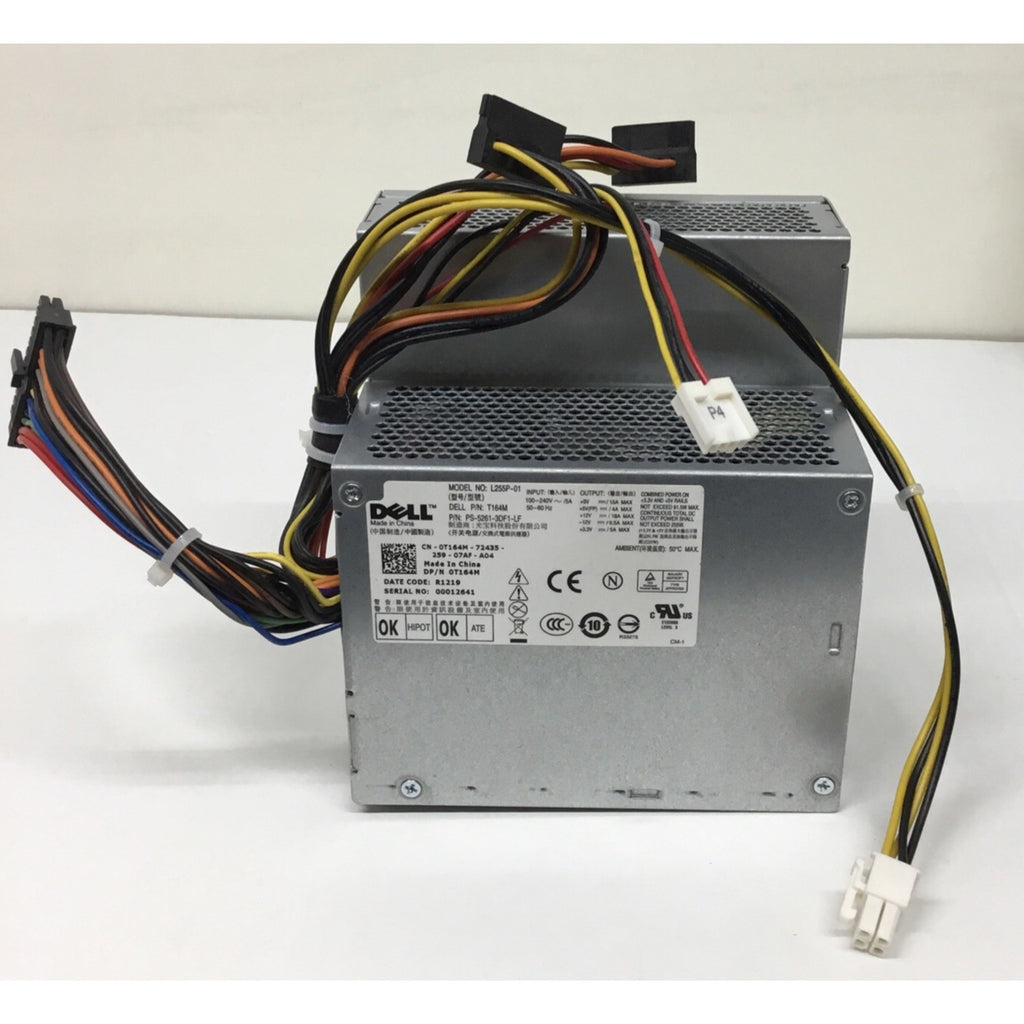 DELL OptiPlex 580 760 780 Desktop Computer Form Factor 255W power supply T164M