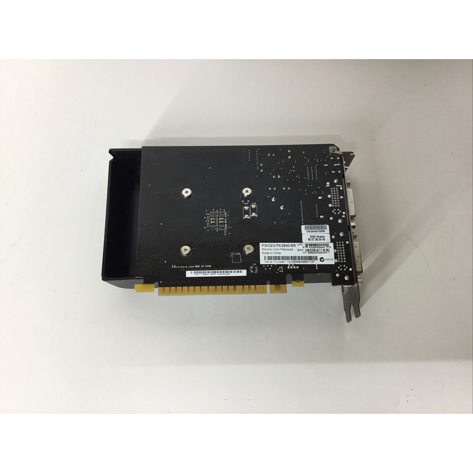 EVGA GeForce GT 640 2048MB GDDR3 Dual DVI, mHDMI Graphics Cards 02G-P4-2643-KR