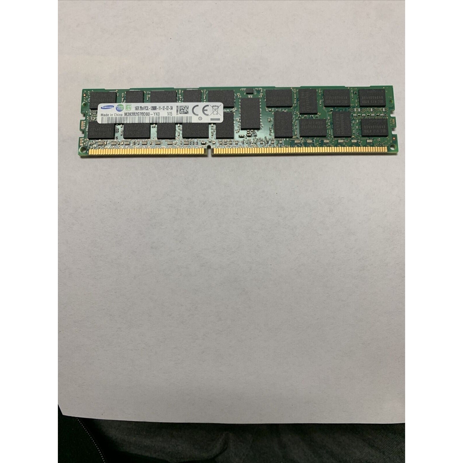 Samsung 16GB PC3-12800 DDR3 240-Pin ECC Server Memory Module (M393B2G70DB0-YK0)