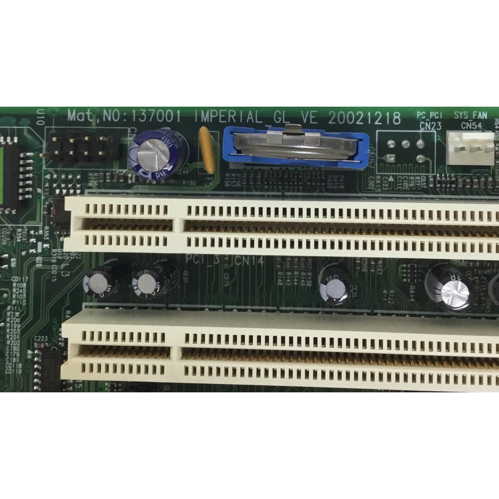 137001 Imperial GL_Ve 20021218 Motherboard / Celeron 02 2.40GHz SL6VU