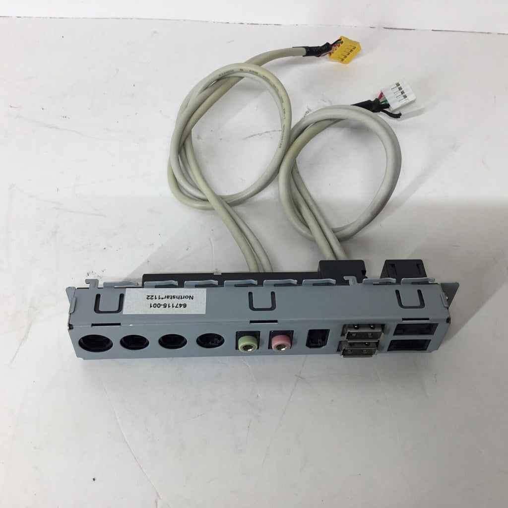 HP Pavilion Mini Tower PC Case Front USB Audio Port w/ Cables 647115-001