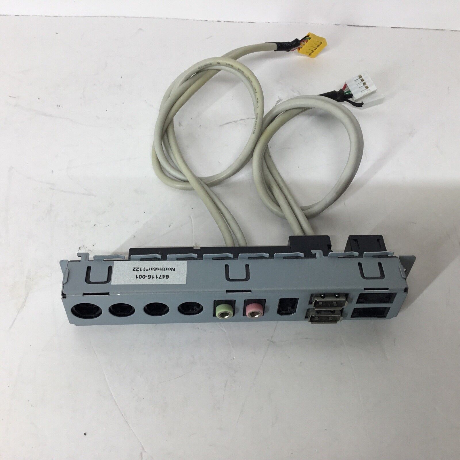 HP Pavilion Mini Tower PC Case Front USB Audio Port w/ Cables 647115-001