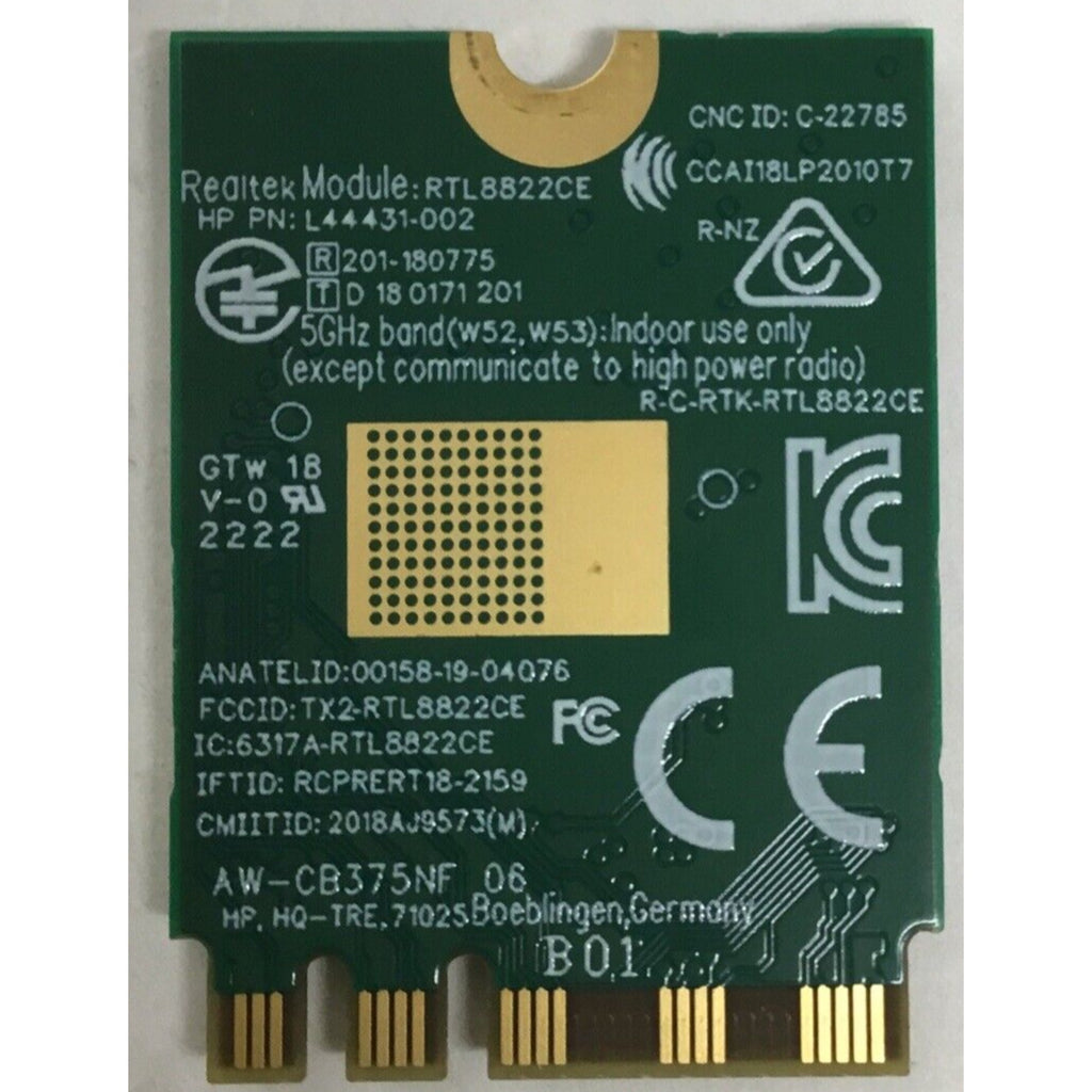 L44431-002 RTL8822CE OEM HP WIRELESS BLUETOOTH CARD X360 14B-CB0013DX