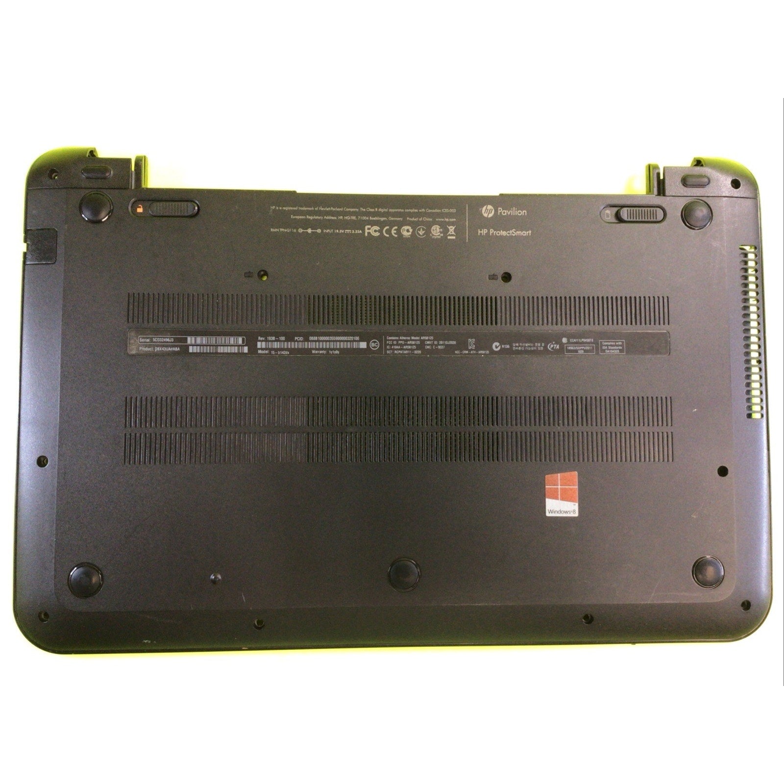 HP Pavilion 15.6" 15-b142dx Genuine Laptop Bottom Cover 32U56BATP00