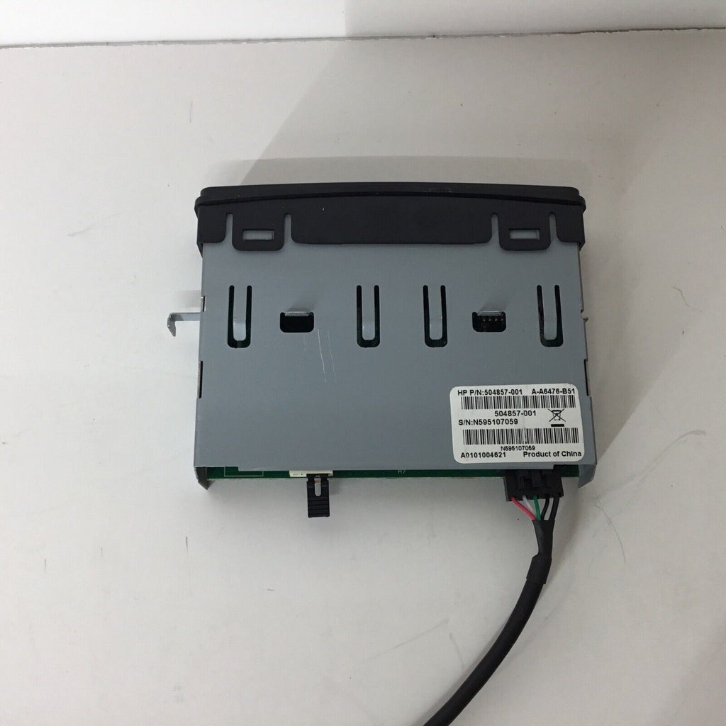 HP Pavilion Front Panel Multimedia Card Reader w/Cable 504857-001
