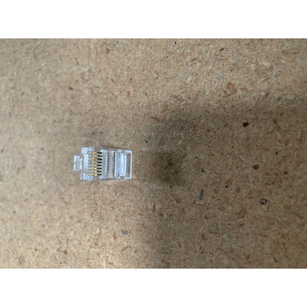 100pcs CAT5e / Cat6 RJ45 Connectors Gold Plated Network Cable Connectors