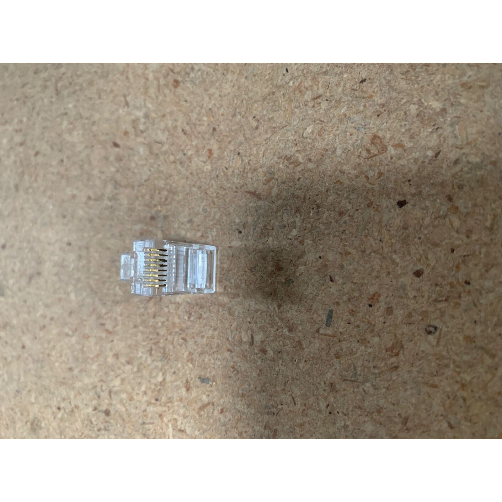 100pcs CAT5e / Cat6 RJ45 Connectors Gold Plated Network Cable Connectors