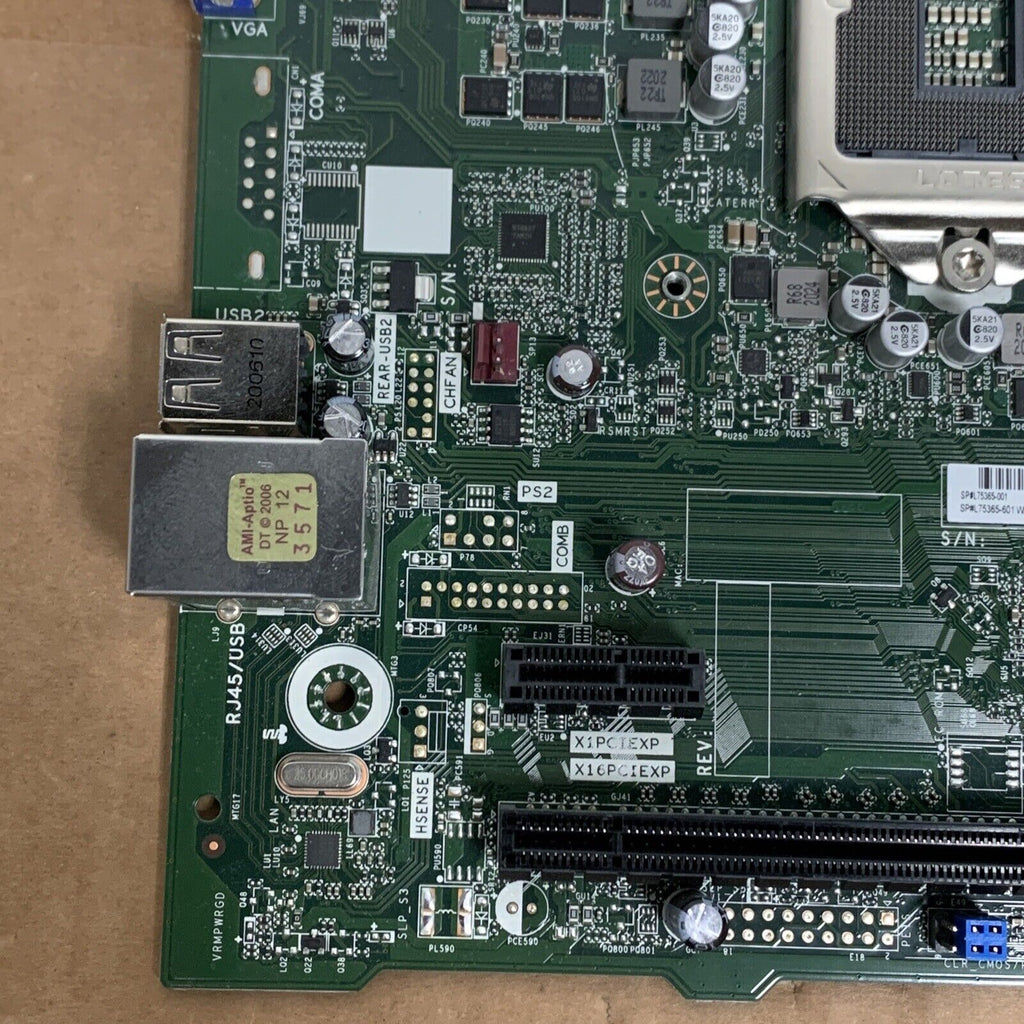 *BAD* HP TG01 TP01 TE01 Motherboard L75365-001 L75365-601 LGA 1200 - For Parts