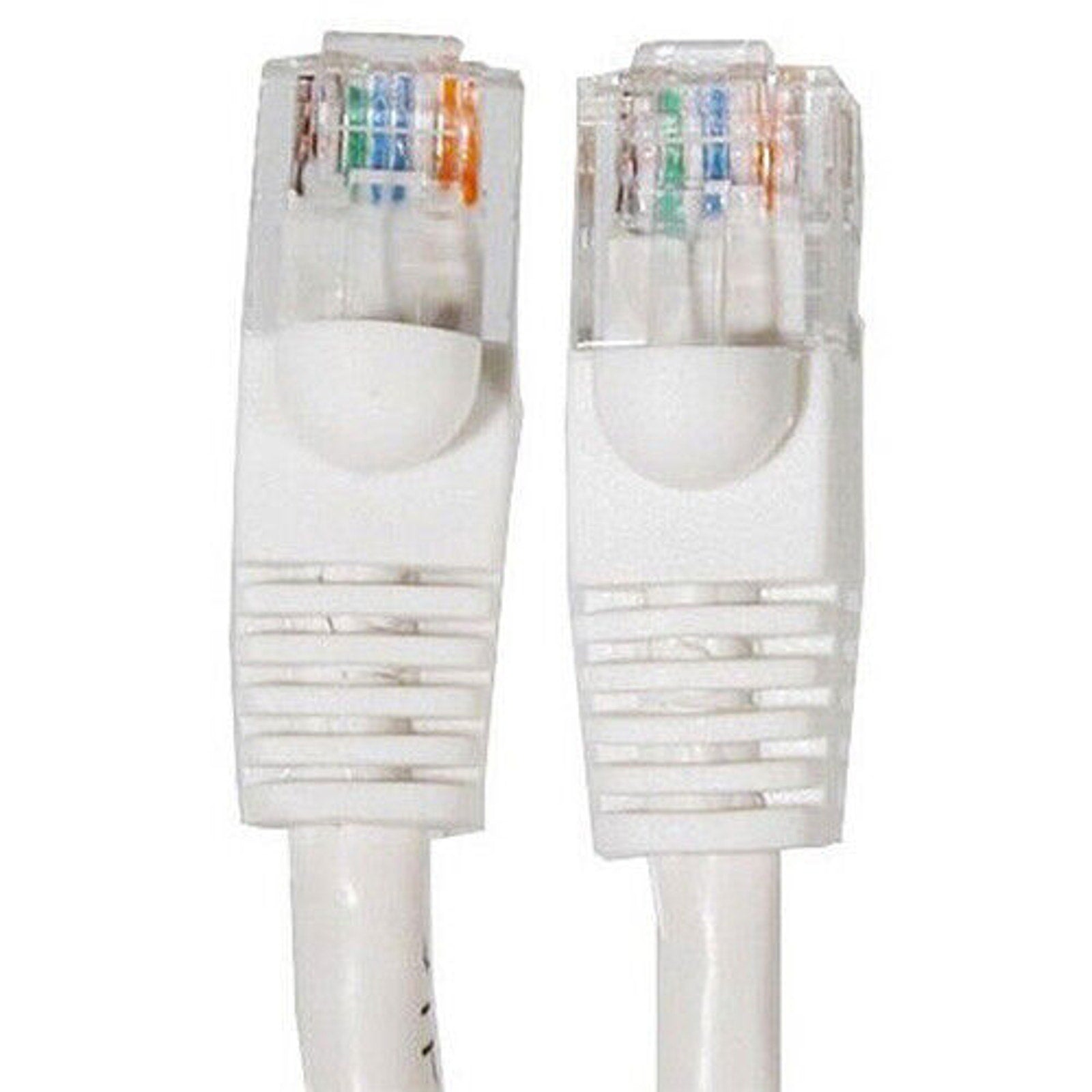 100 Pack of 2ft Cat5e RJ45 Cable Ethernet Network Patch Cable - 2 Feet - White