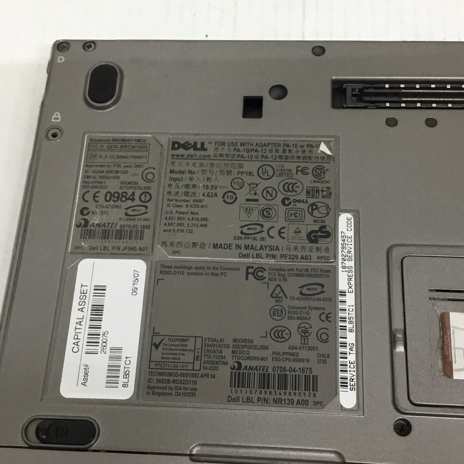 Dell Latitude D620 14" Laptop Intel Core 2 Duo WiFi 2GB RAM 1TB WinXP *READ*