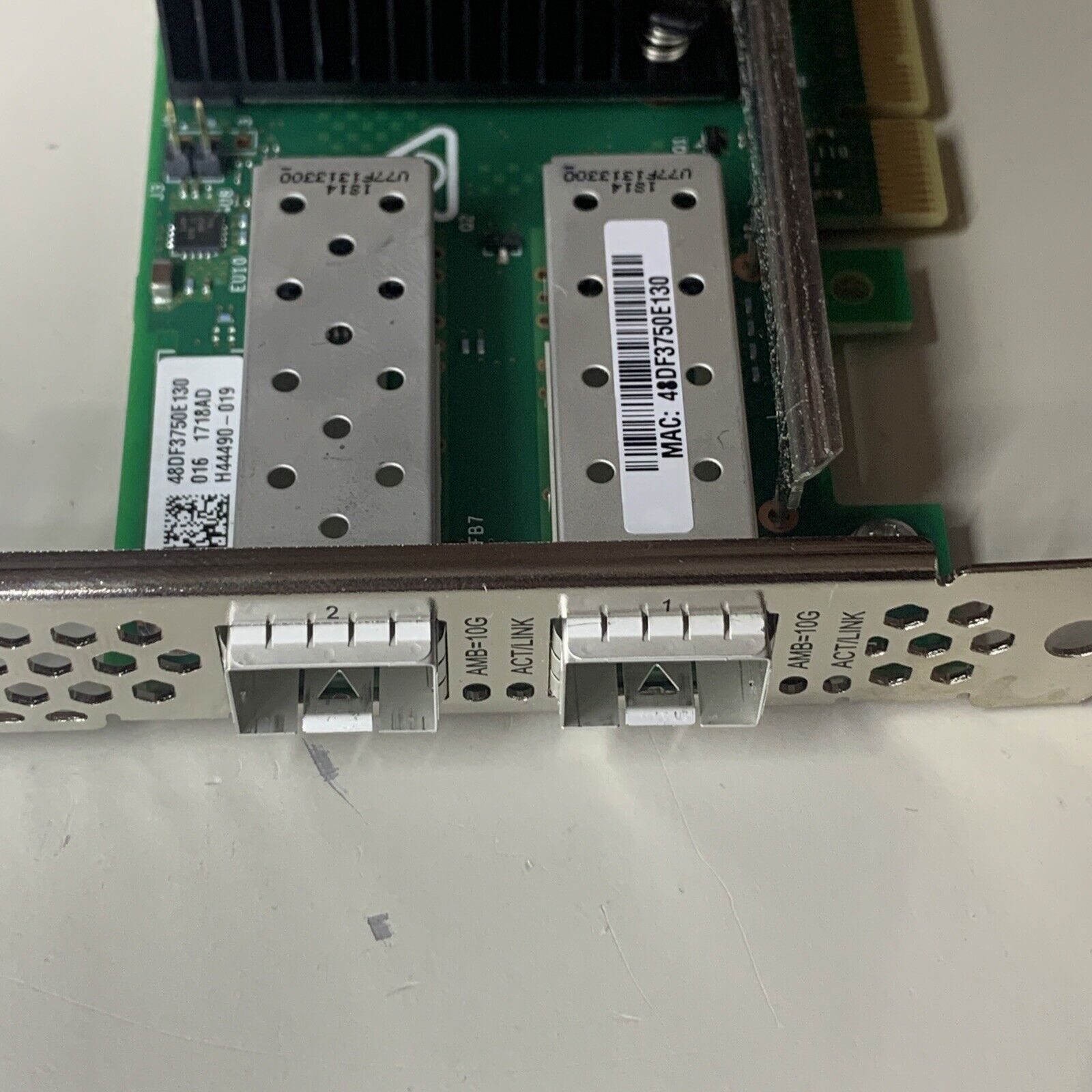 HP HPE 562SFP+ 10Gb 2-port Ethernet Adapter 790316-001 784304-001 727055-B21