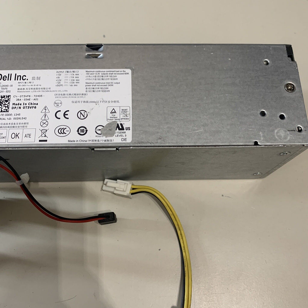 Dell OptiPlex SFF 390 790 990 9010 PSU 240W Power Supply L240AS-00 0T5VF6 0F79TD