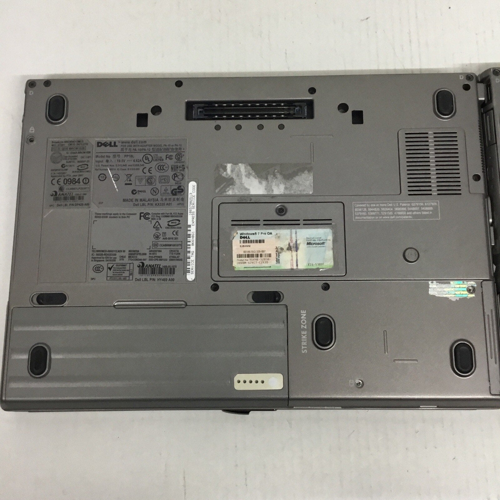 Lot of 2 Dell Latitude D630 3.5GB Laptop WindowsXP DVD/CD Intel Core 2 Duo 500GB