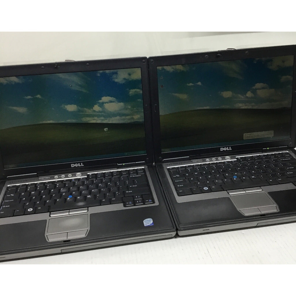 Lot of 2 Dell Latitude D630 3.5GB Laptop WindowsXP DVD/CD Intel Core 2 Duo 500GB