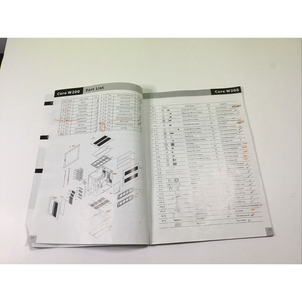 ThermalTake Core W200 Series Assembly Instruction Manual
