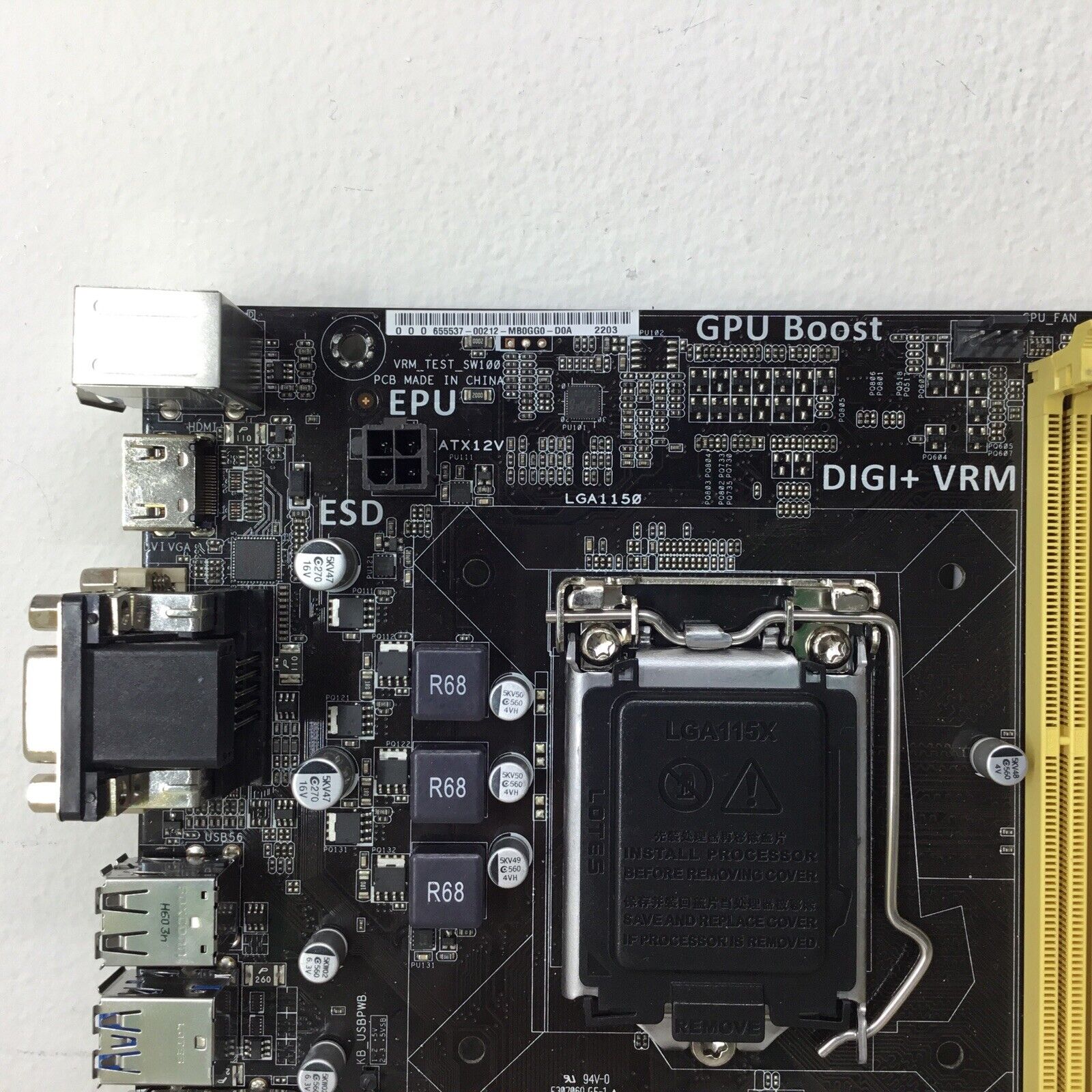 ASUS HB1M-A Motherboard LGA115X SATA 6Gb/s