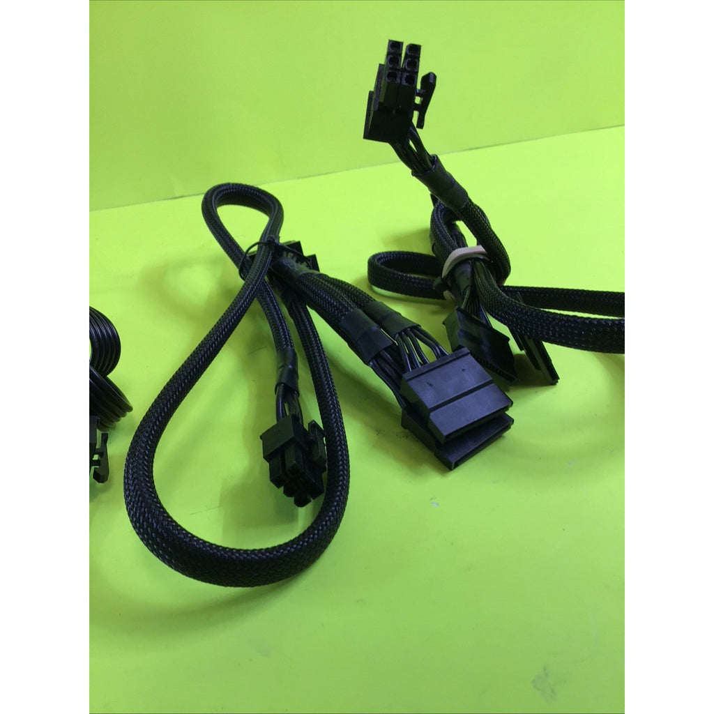 Lot of 3 Modular Power Supply 6 Pin to SATA Cables