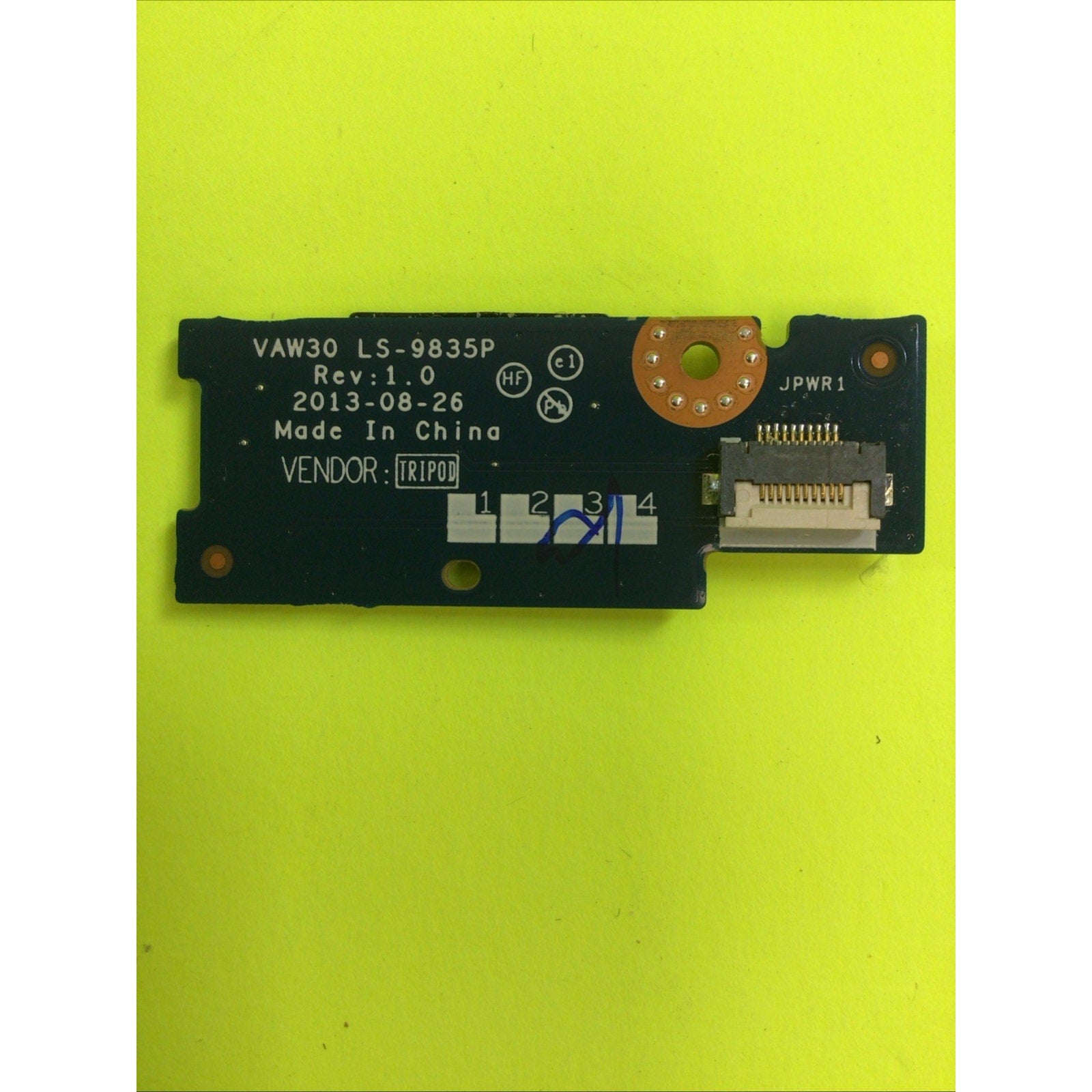 Dell Latitude E5440 Laptop Power Button Board LS-9835P