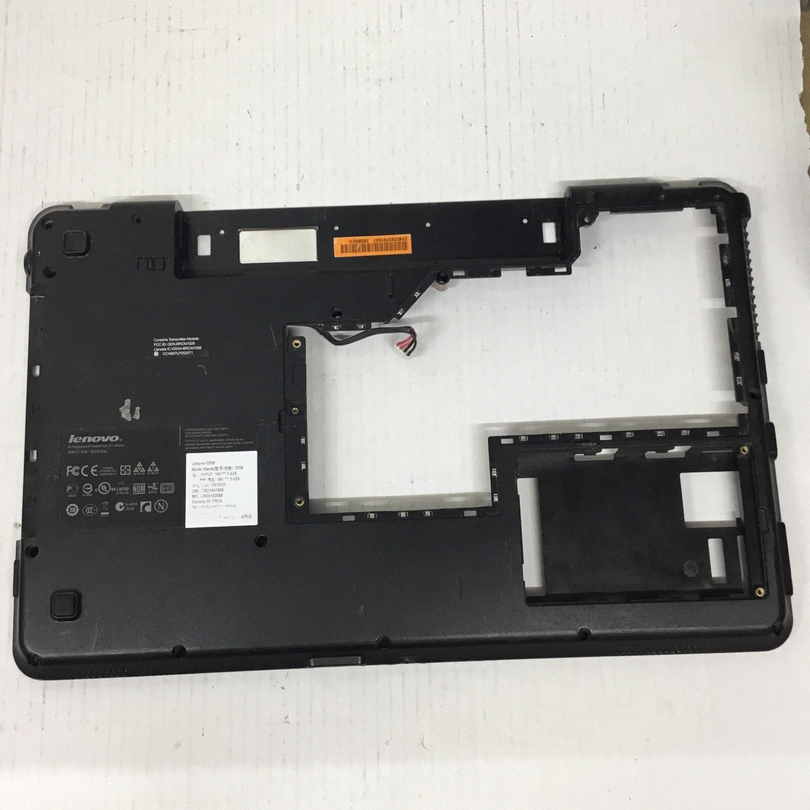 Lenovo G550 Laptop Bottom Base Enclosure- AP07W000G00
