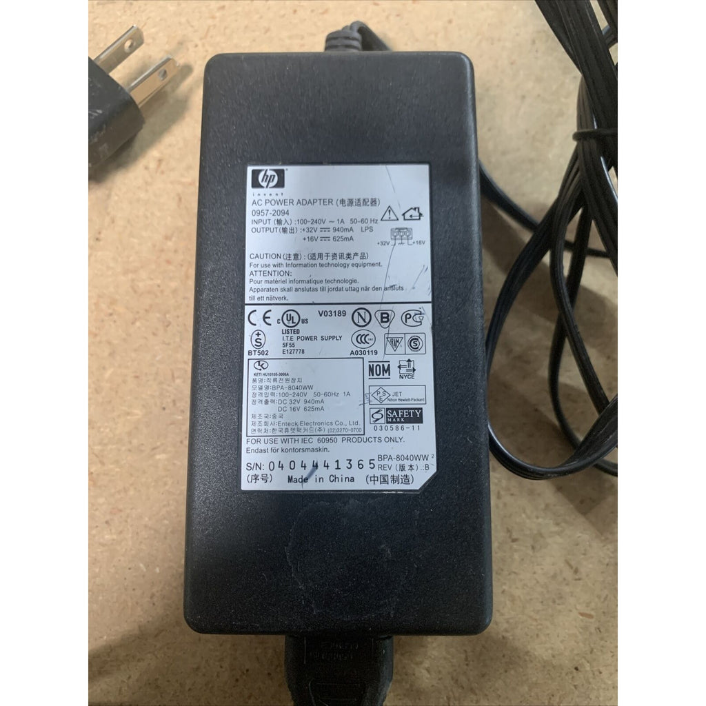 Genuine HP AC Power Adapter model 0957-2094 for HP PhotoSmart Deskjet printers