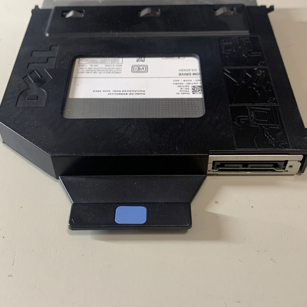 DELL DS-8D9SH112C 8x SATA DVD ROM Media Slim Optical Drive w/Cradle P/N: 0R7J8C