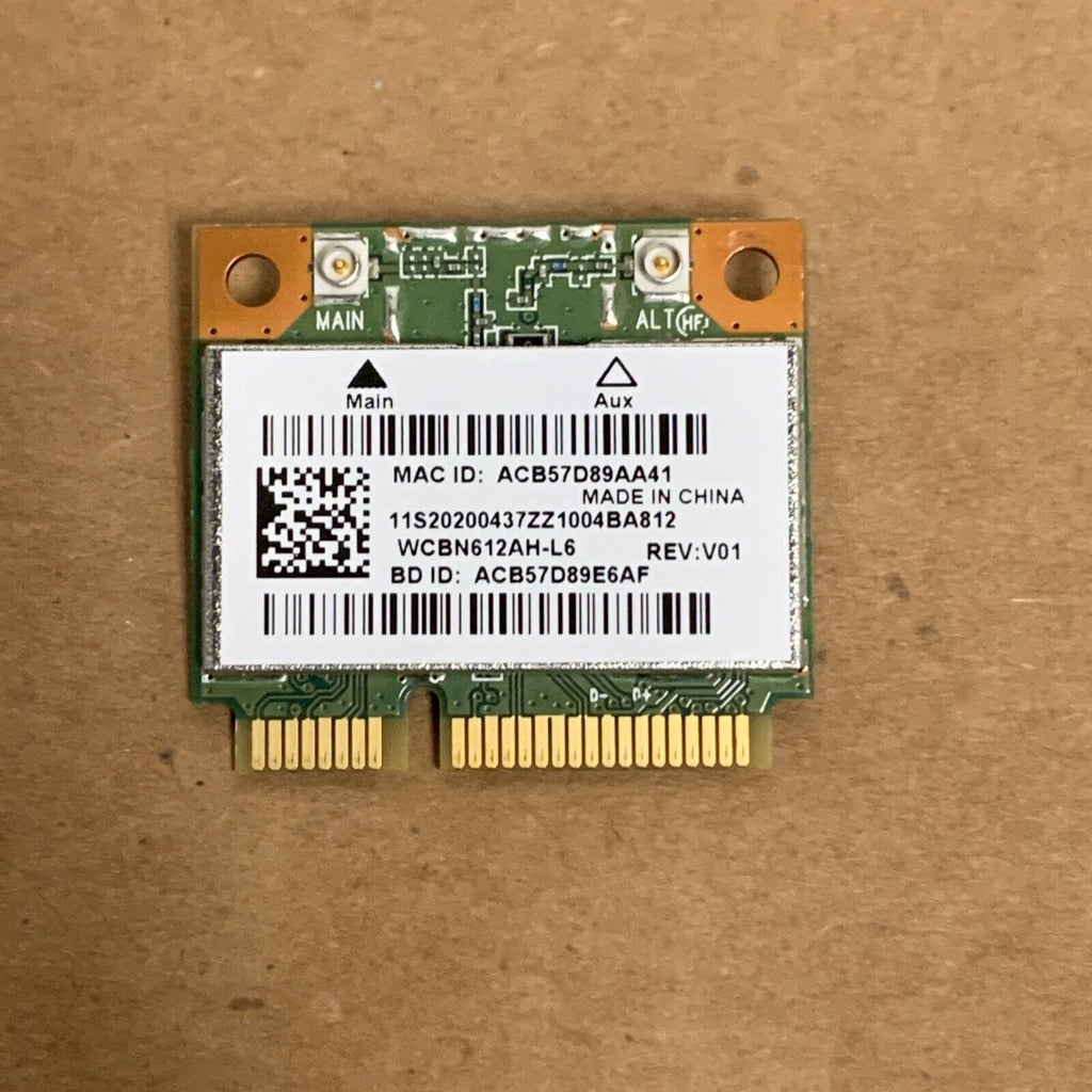 Lenovo IdeaPad QCWB335 Wifi + BT4.0 WCBN612AH-L6 Wireless LAN Network Card used