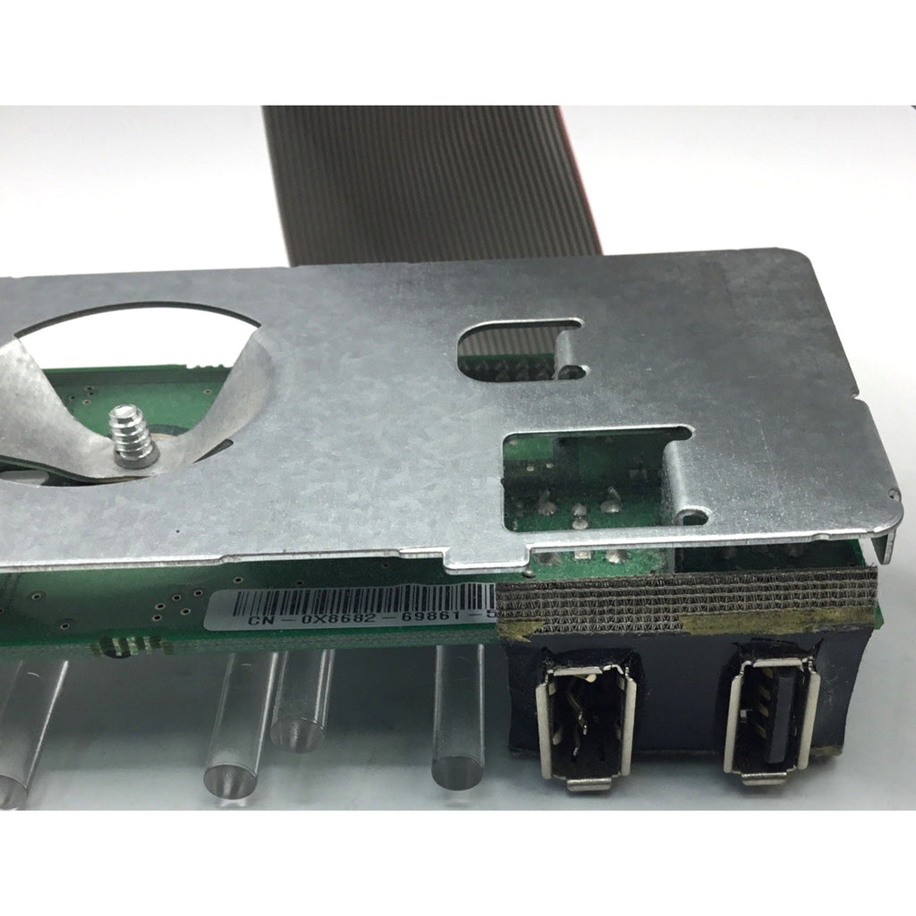 Dell OEM USB Audio Power Button Board w/ 40-Pin Ribbon Cable CN-0X8682-69861-67B