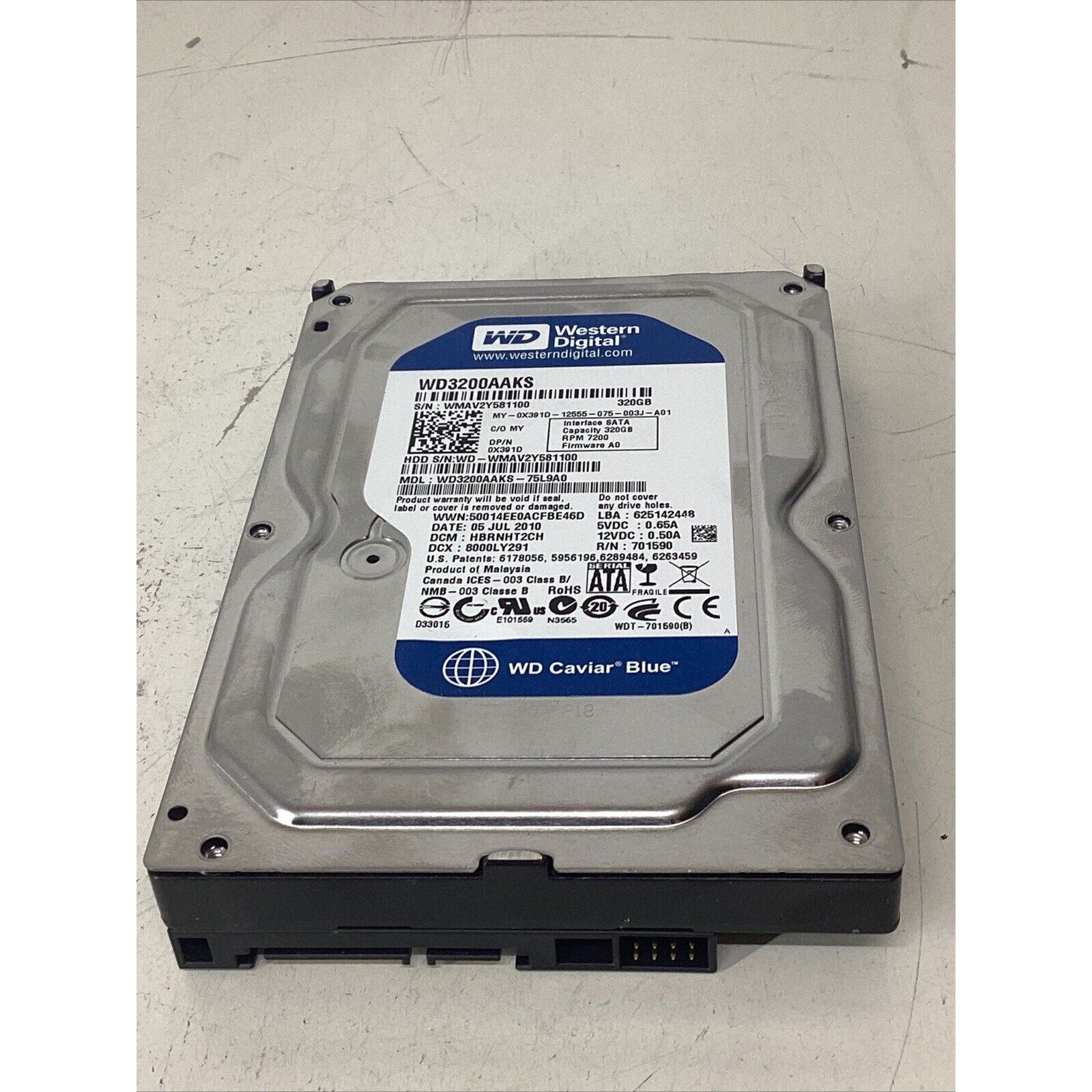 Western Digital Caviar Blue WD3200AAKS 320 GB SATA II 3.5" Hard Drive