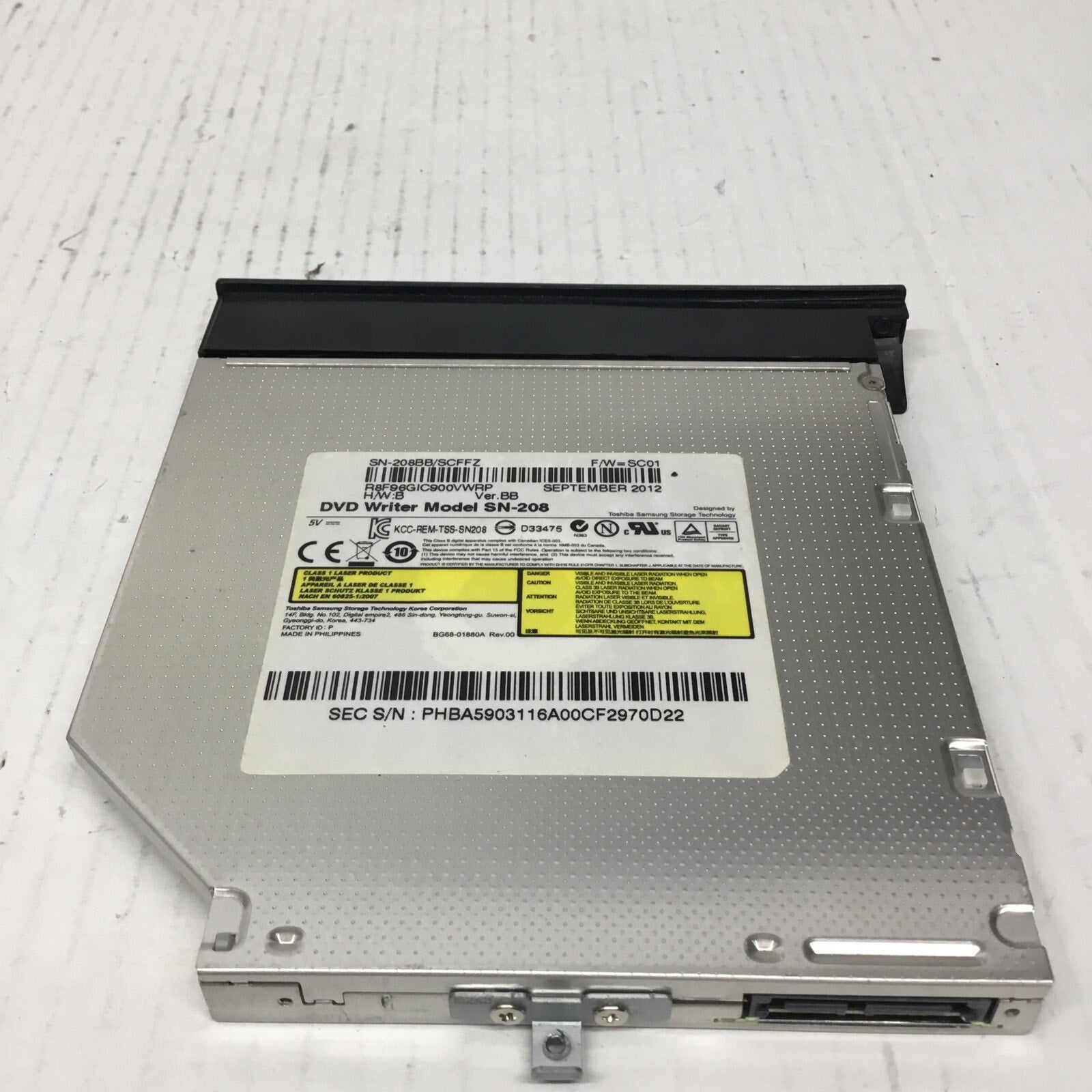 Genuine OEM Dell SATA Slim DVD Writer Model SN-208