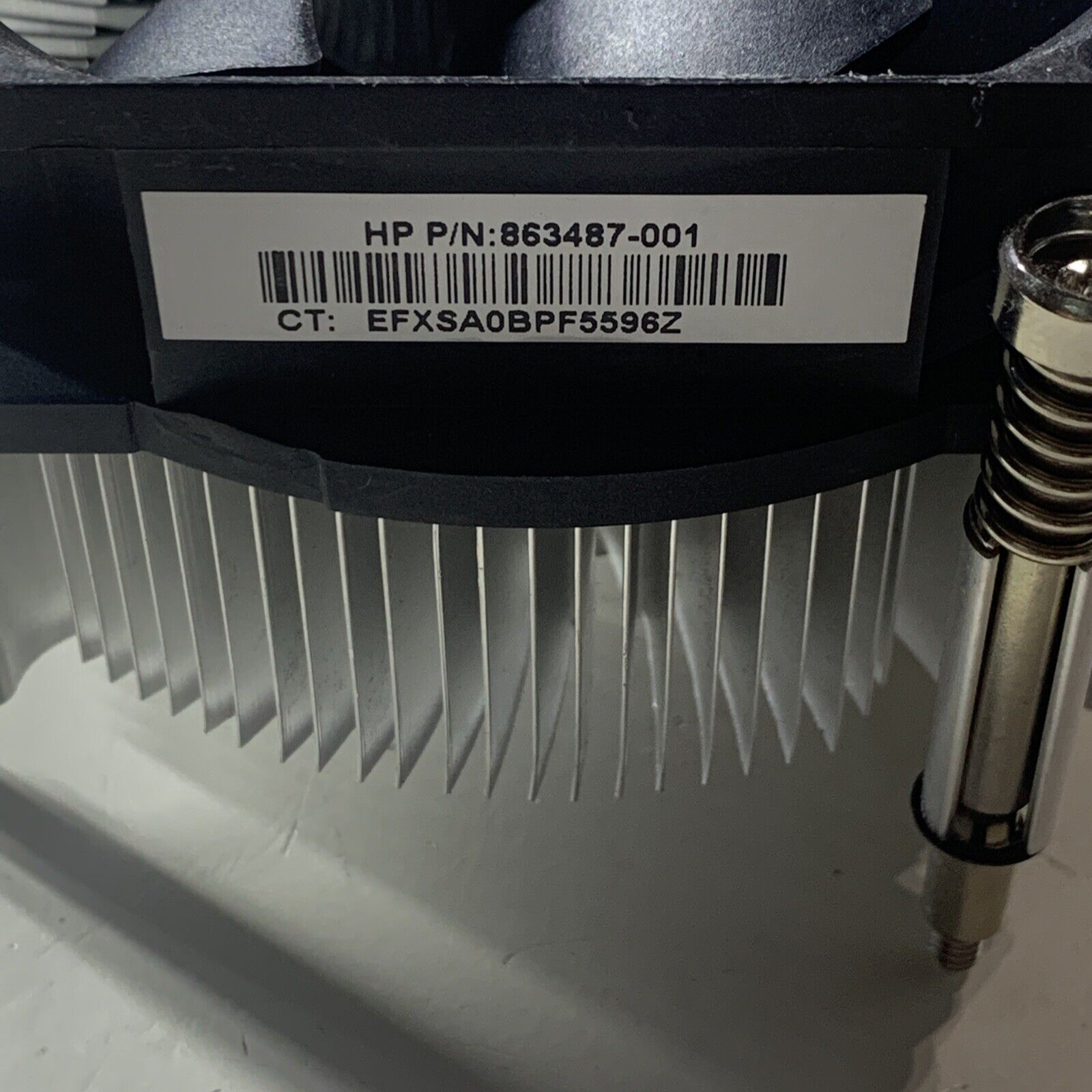 HP 863487-001 Cooler Heatsink & Fan for 800 880 G3 TWR Tower - 4pin Power