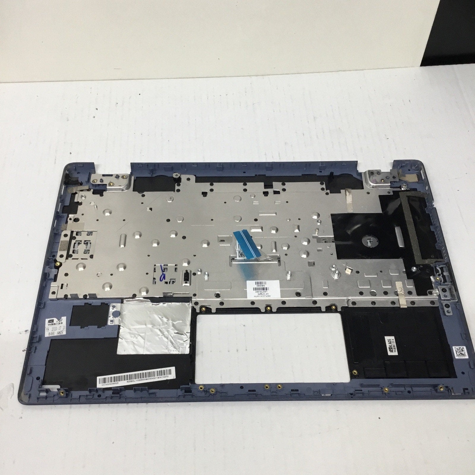 For Parts HP Pavilion X360 14-DH Palmrest with Keyboard Silver Edge L53796-001