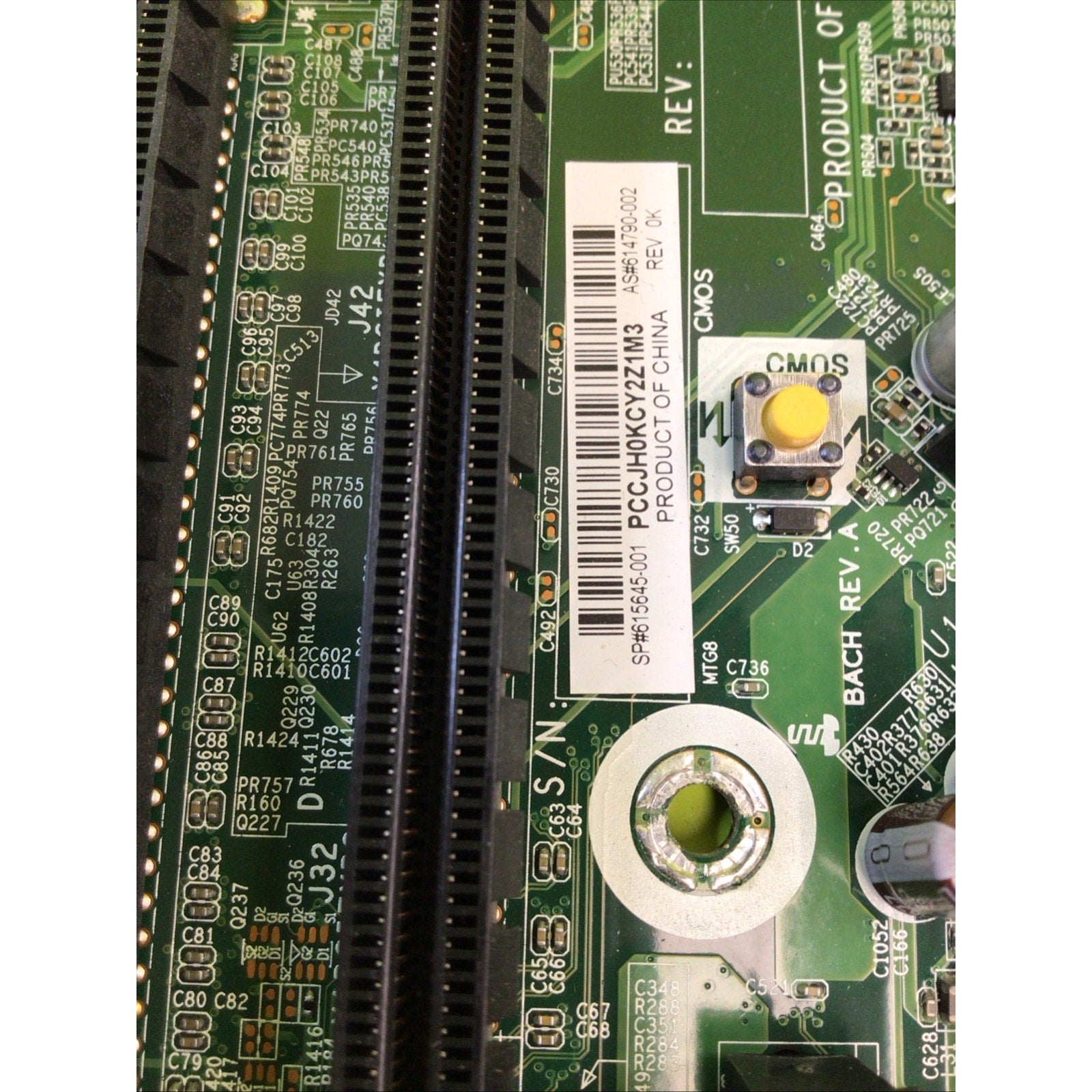 HP Z210 SFF Desktop Motherboard LGA 1155 615645-001 with Core i3-2100 SR05C