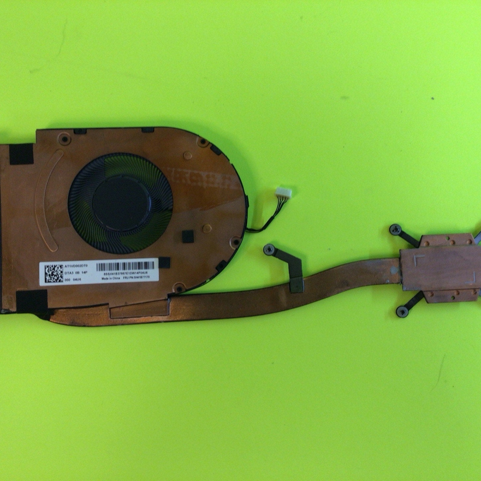 Lenovo ThinkPad T15 Gen 2 CPU Fan and Heatsink 5H41B77170