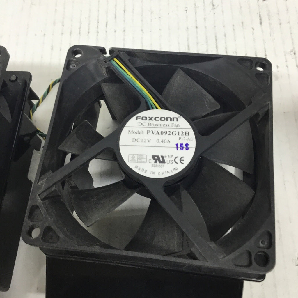 Lot of 2 HP PVA092G12H Cooling Fan & Shroud