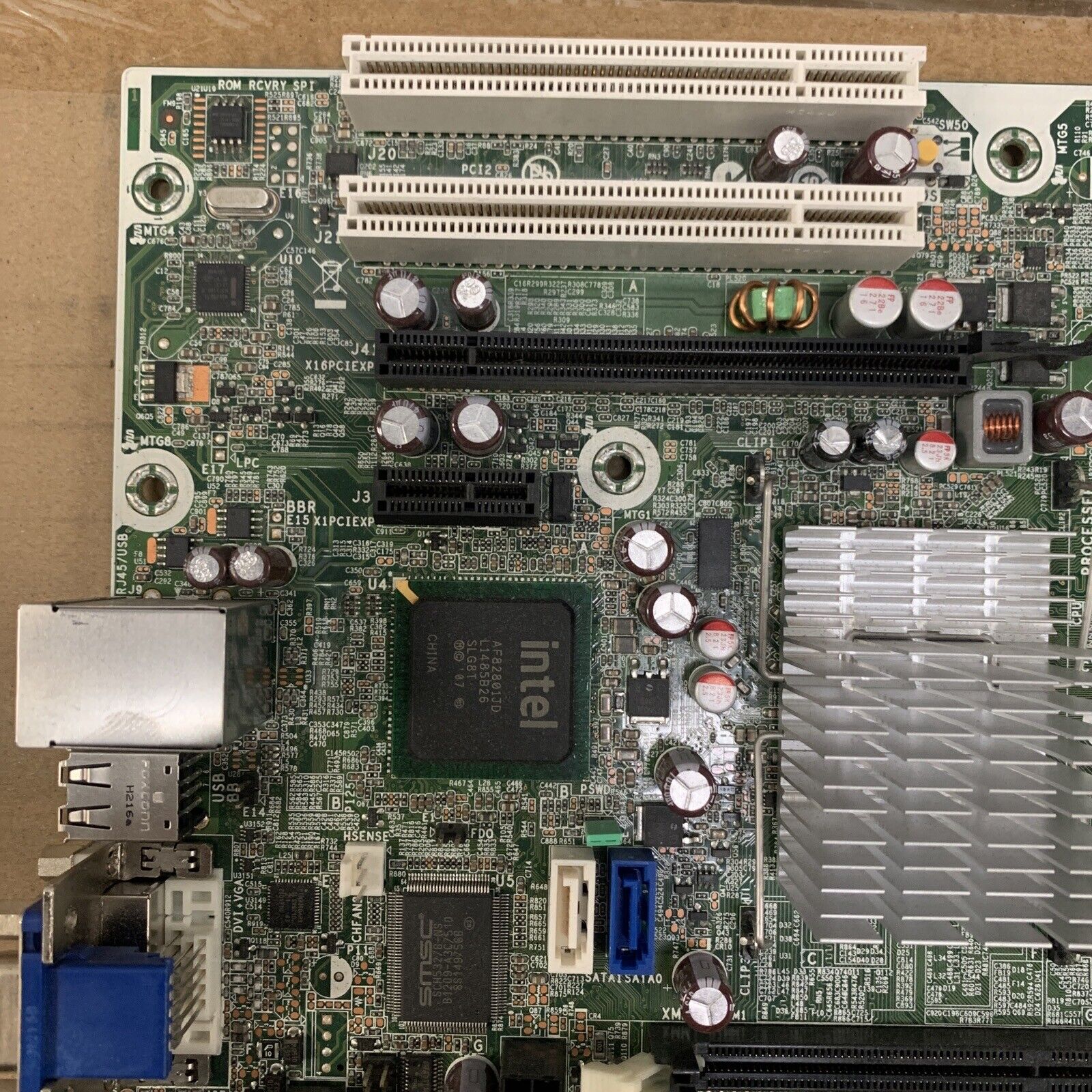 HP Compaq Pro 4000 SFF Motherboard DDR3 607173-001 607175-001 W/ Intel E3400 CPU