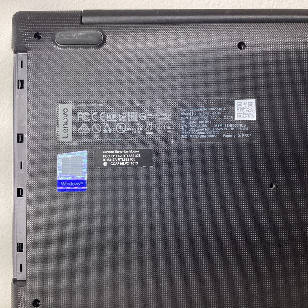 Lenovo Ideapad 130-15AST Laptop AMD A6 8GB RAM No Screen, HDD, CD ROM-For Parts