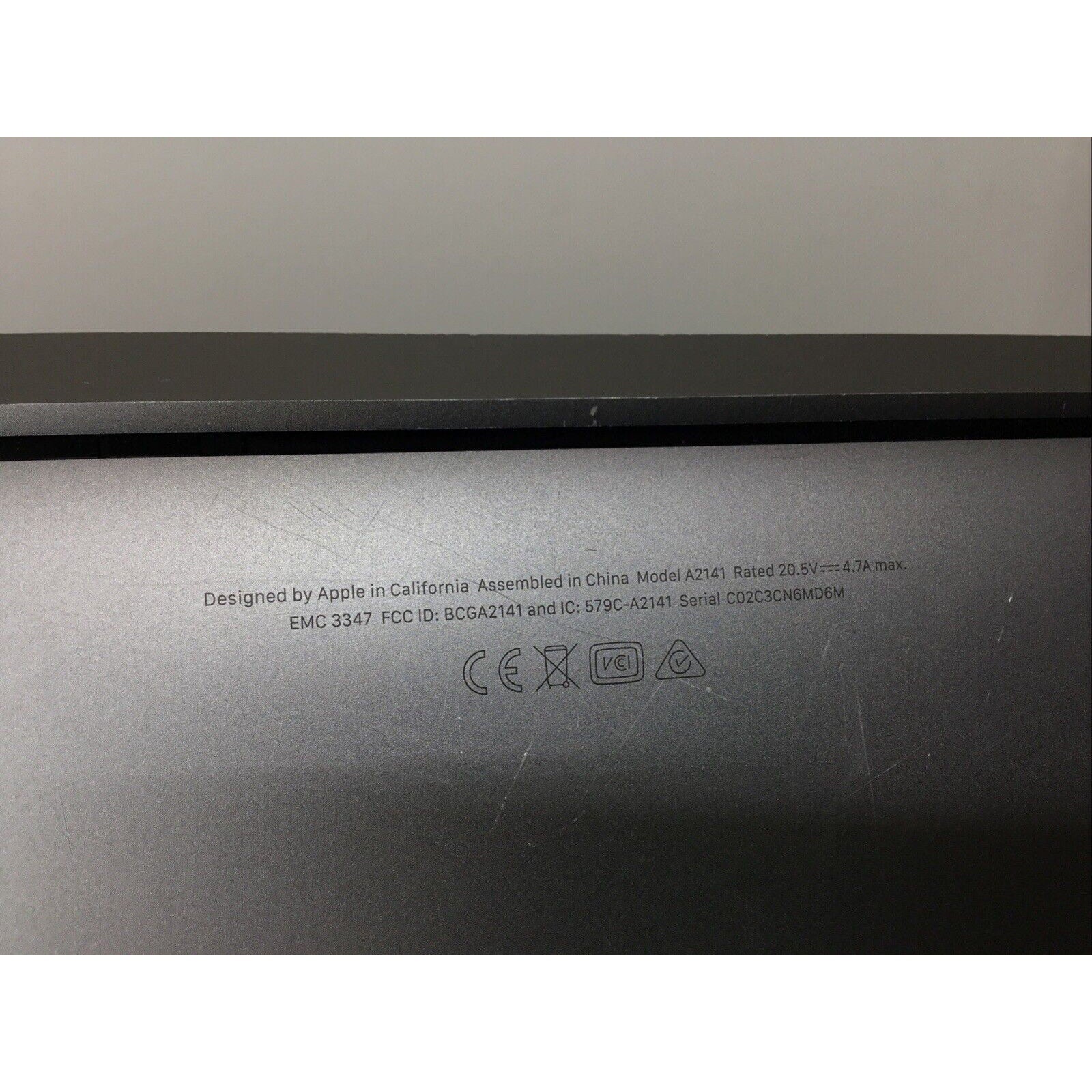 Apple MacBook Pro 16'' - 2.6GHz 6-Core Core i7, 16GB RAM, 512GB SSD (A2141)