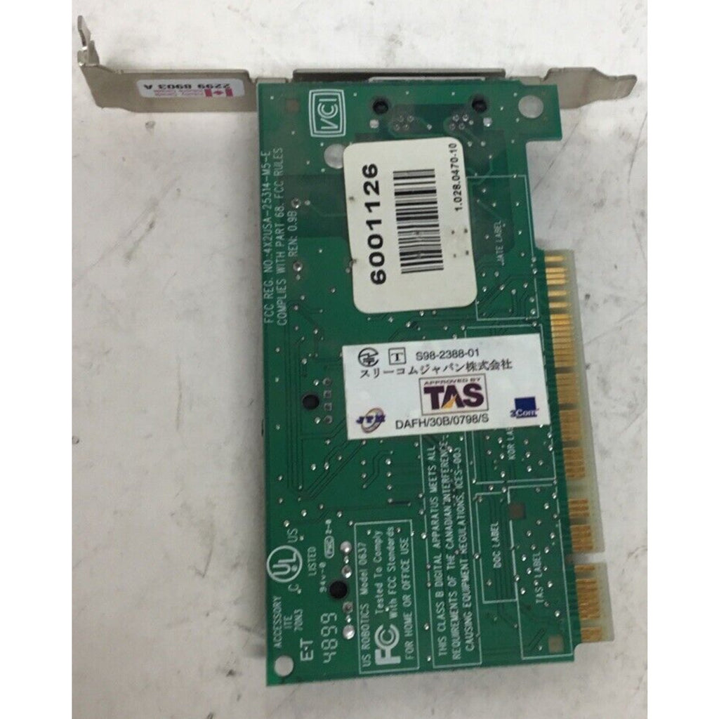 Dell XPS T550 3COM/U.S. Robotics (USR) 3CP2974A-GTY PCI 56K MODEM 6001126