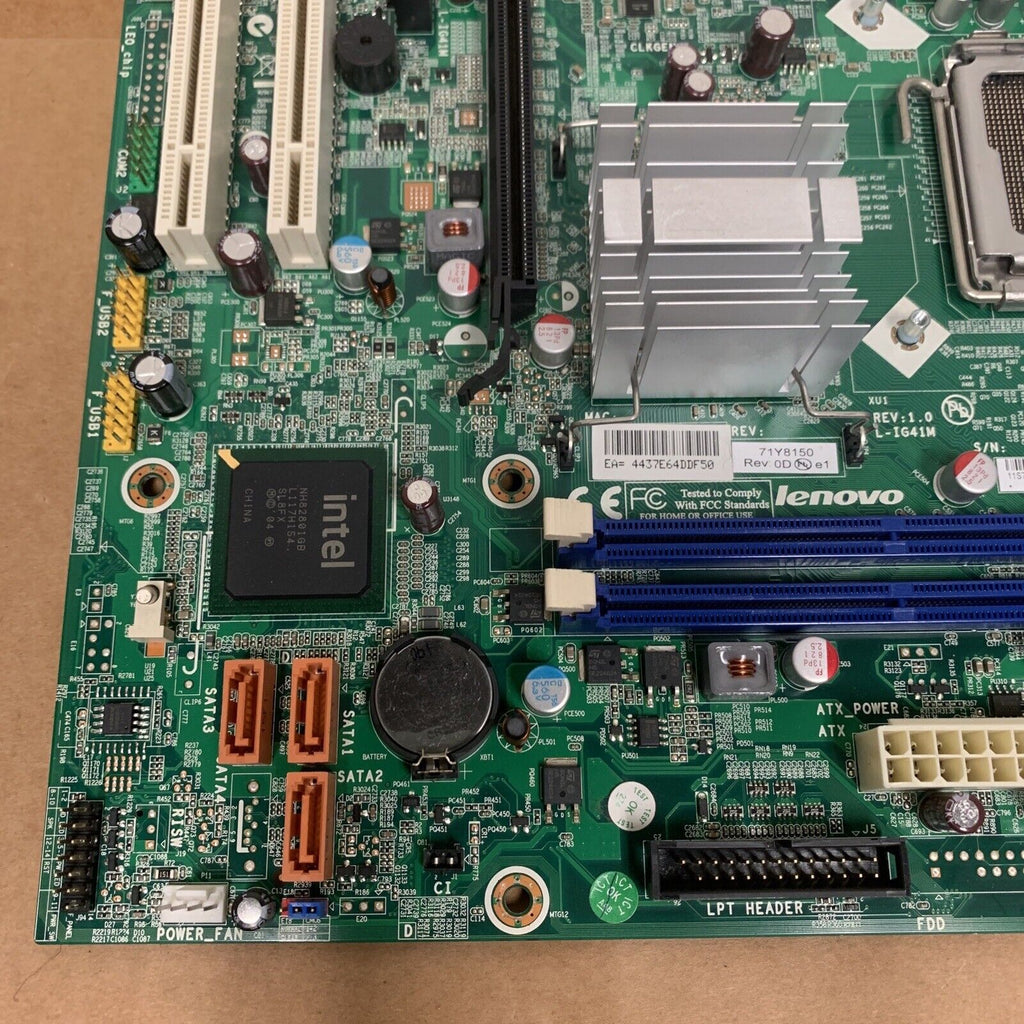 IBM LENOVO THINKCENTRE M60e M70e Intel LGA775 MOTHERBOARD 71Y6942 -No I/O Shield