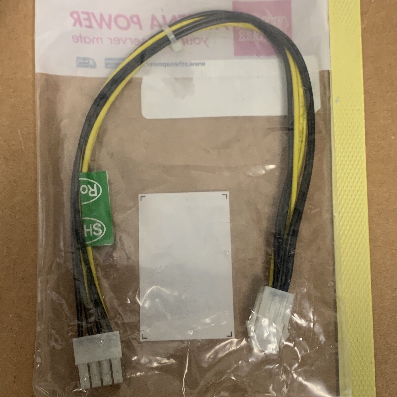 4-Pin Female to 8-Pin ATX Male EPS 12V Motherboard CPU Power Supply P4 Converter