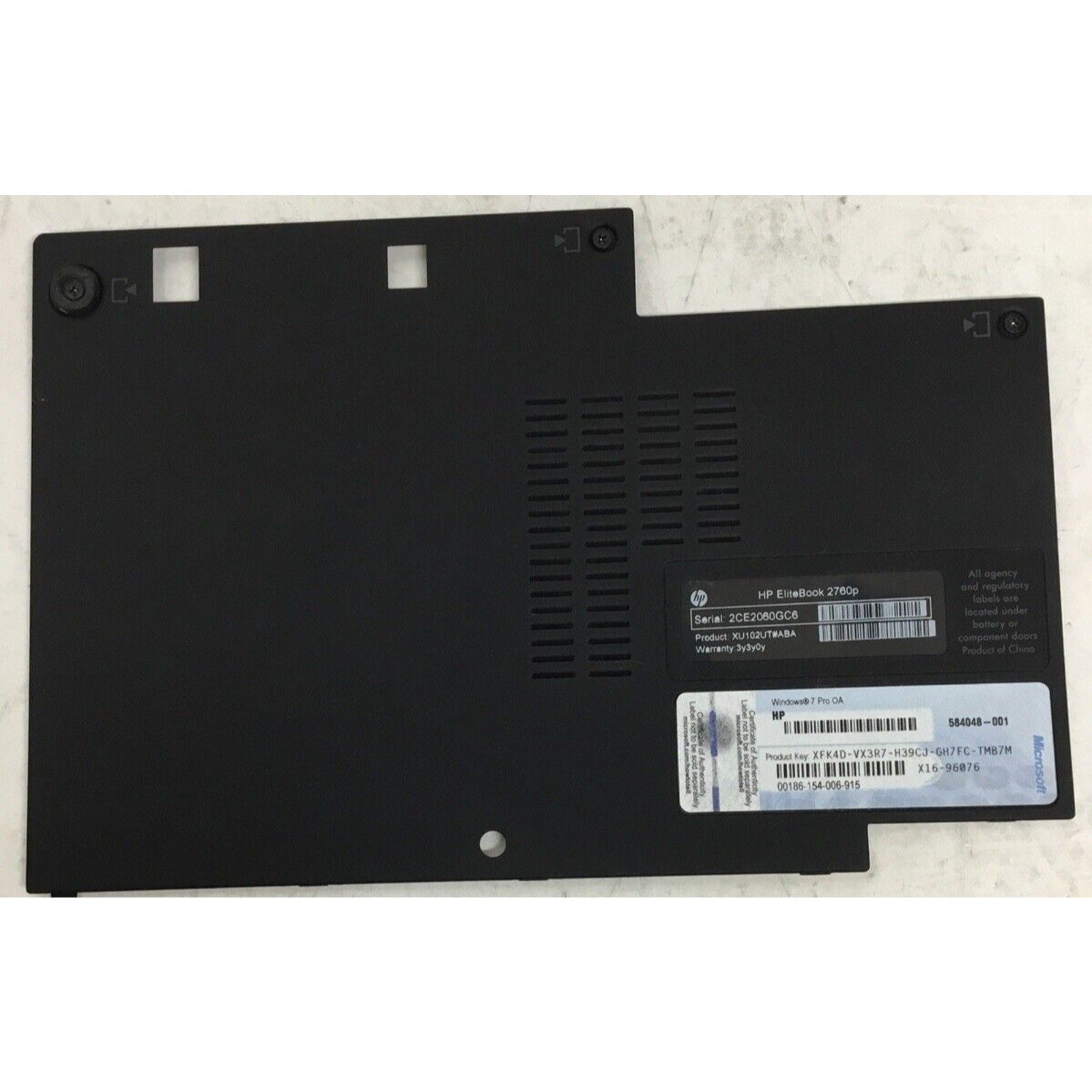 Bottom Case Cover Door HP ELITEBOOK 2760P 649764-001