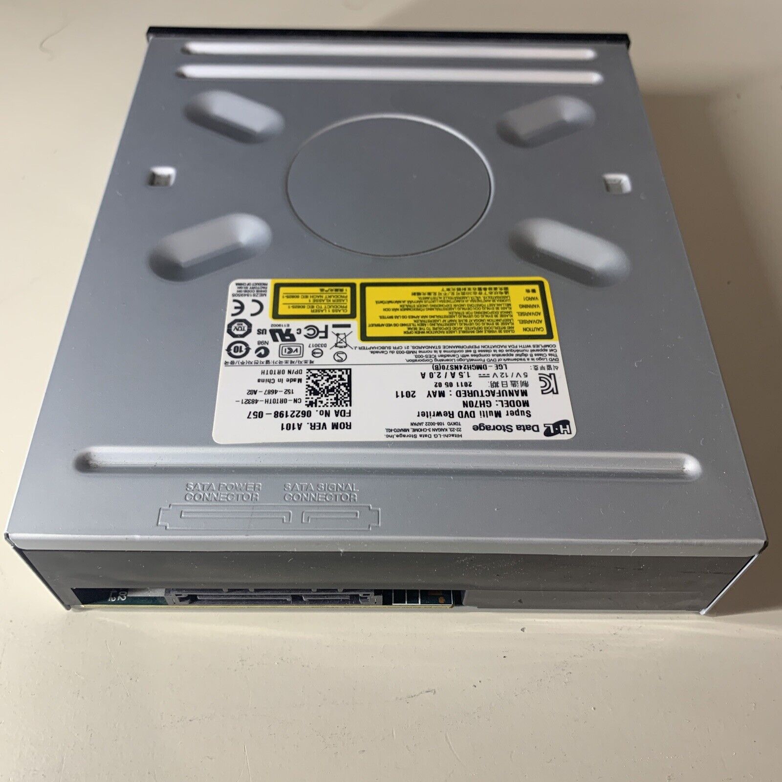 HL GH70N Desktop Super Multi DVD Rewriter SATA DVDRW CDRW Drive Dell P/N: 0RT0TH